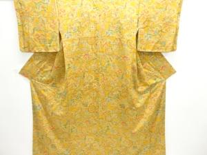 花古典柄小紋着物